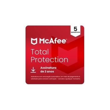 Imagem de McAfee, Proteção para 5 Dispositivo, 2 Anos - MTP32BNR5RAAD