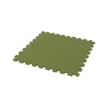 Imagem de Piso Eva Tatami Central Espumas 100x100x1cm E 50x50x1cm – Antiderrapante, Alta Densidade 100x100cm Verde Mus