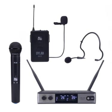 Imagem de Microfone Sem Fio Dylan Udx05 Multi Mão Headset Lapela