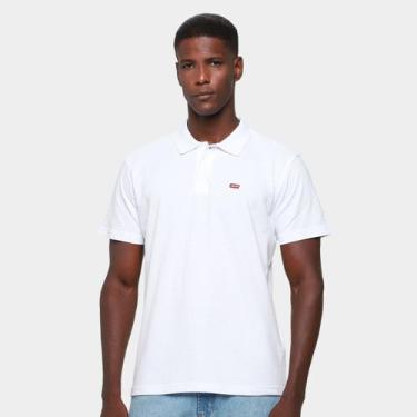 Imagem de Camisa Polo Levi's Casual Masculina, Branco, M