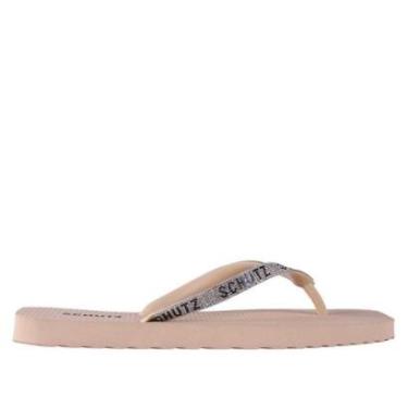 Imagem de Chinelo Feminino Schutz Strass S22295001 Egg Shell-Feminino