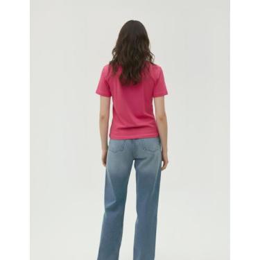 Imagem de Camiseta Manga Curta Feminina Silkada Aéropostale, Pink, GG