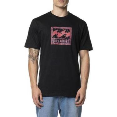 Imagem de Camiseta Billabong Crayon Wave WT24 Masculina-Masculino