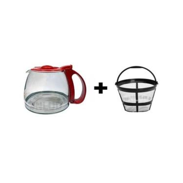 Imagem de Jarra e Filtro para Cafeteira Mondial Dolce Arome 18 Xícaras C-35 VM