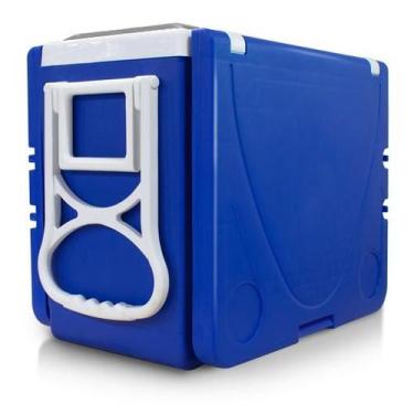 Imagem de Caixa termica 32l com mesa e cadeira praia camping 5 em 1 - ArqPlast