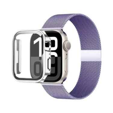 Imagem de Pulseira Milanese Em Ouro, Prata E Estampa De Leopardo Para Apple Watc