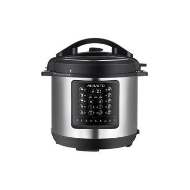 Imagem de Panela de Pressão Multifunções Agratto Digital 6L 127V Inox APPD01I-01