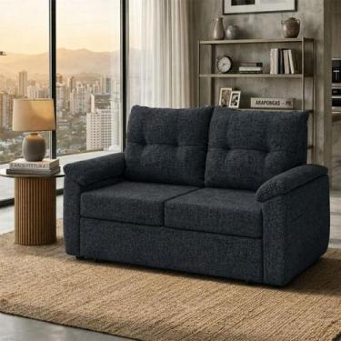 Imagem de Sofá Cama 2 Lugares casal 1,60 mts Loft Tiffany Matrix, LOFT CARBONO C