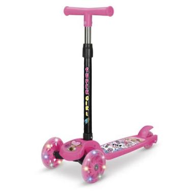 Imagem de Patinete 3 Rodas Rosa Etilux, Unica