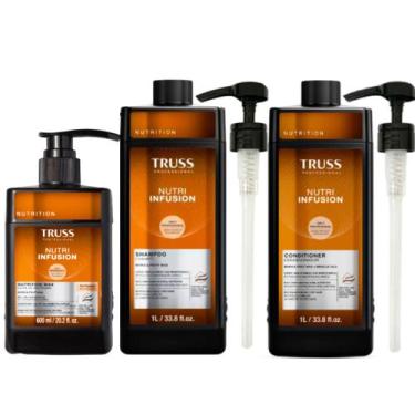 Imagem de Truss Nutri Infusion Shampoo e Condicionador 1L+ Cera 600ml