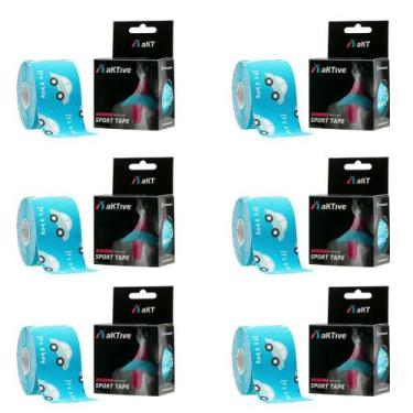 Imagem de Combo 6 Fitas Tapping Bandagem 5x5cm Its a Boy - Aktive