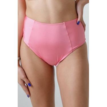 Imagem de Calcinha Hot Pants Liso Metalizado - Leahmar, GG, Pêssego