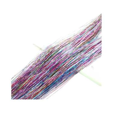 Imagem de Fios De Cabelo Brilhantes Multicoloridos De 36 Polegadas, Acessórios D