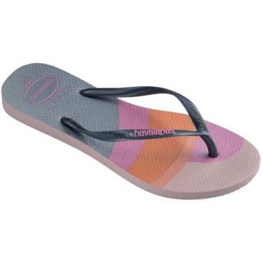 Imagem de Chinelo fem inf havaianas palette, Rosa peonia, 28