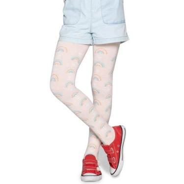 Imagem de Meia Calça Selene 9555 Fio 80 Juvenil Inverno Infantil, Rosa claro, G