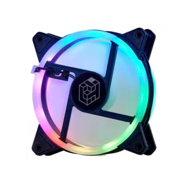 Imagem de Cooler Fan Gamer Liketec Lighter RGB Reverse, 120mm, Black - 2106