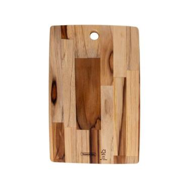 Imagem de Tábua de Corte de Madeira Retangular Tramontina Kitchen 34x23cm