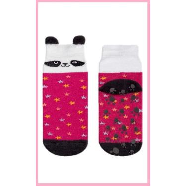 Imagem de Meia Infantil Antiderrapante Bebê - Panda - Play Socks
