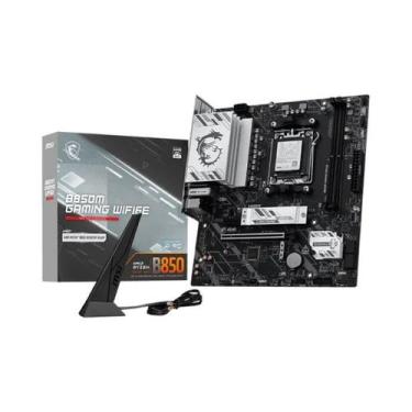 Imagem de Placa Mãe MSI B850M GAMING WIFI6E AM5 2xDDR5 Chipset AMD B850 mATX