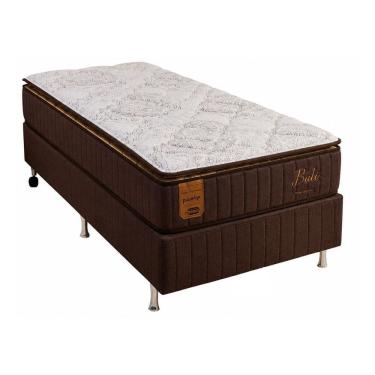Imagem de Cama Box Solteiro (Box + Colchão) 78x188x65 Bali Prorelax Molas Ensacadas Pillow Top Turn Free
