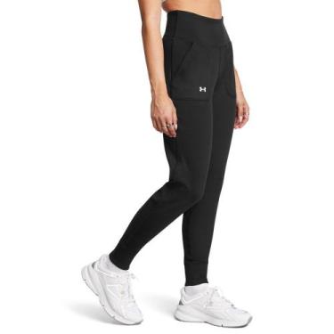 Imagem de Calça de Treino Under Armour Motion Jogger Feminina, Preto, G