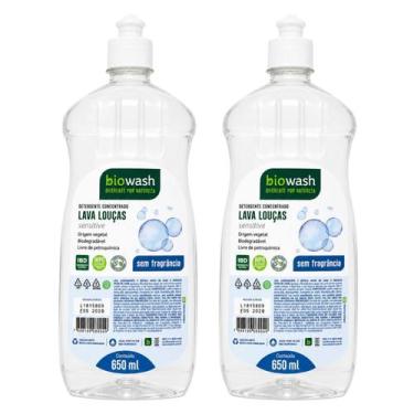 Imagem de Detergente Lava Louças Biodegradável Concentrado Kit 2 Unidades Sensit