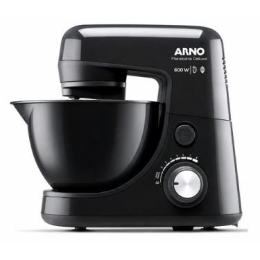Imagem de Batedeira Planetaria Arno 600w Deluxe Preta, 110V
