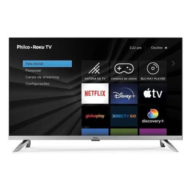 Imagem de Smart Tv 32 Philco Roku Tv Led Dolby Áudio, 32"