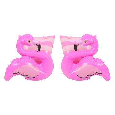 Imagem de Boia Braço Infantil Unicórnio e Flamingo 23x15cm Bel Rosa