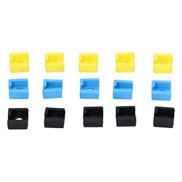 Imagem de MK8 Silicone Luva, Bloco Aquecedor de Impressora 3D Portátil Antiaderente Preto/Amarelo/Azul para Fábrica para Empresa