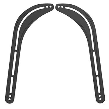 Imagem de WALI Suporte universal de suporte de barra de som para montagem acima ou embaixo da TV, serve para TVs de 32 a 70 polegadas, capacidade de peso de 15 kg (SBR201), preto