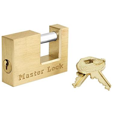 Imagem de Master Lock Cadeado de acoplador de reboque 605DAT - pacote com 2