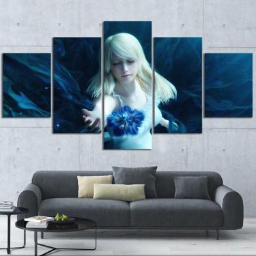 Imagem de Quadro Decorativos Jogo-Dark-Souls com 5 peças 130x65 3