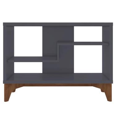 Imagem de Estante Para Livro Decorativa Cinza Loft - Líder Design