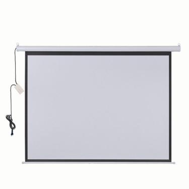 Imagem de Tela de Projecao Retratil Eletrica 203 X 152cm 220v - Ac355