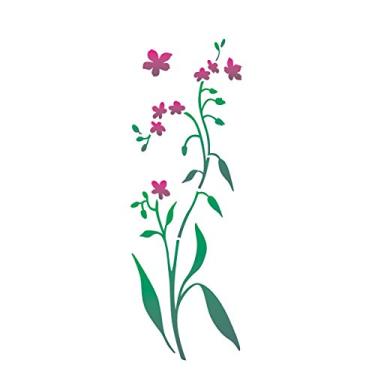 Imagem de Stencil de Acetato para Pintura OPA 10X30 2224 Flor Miosótis