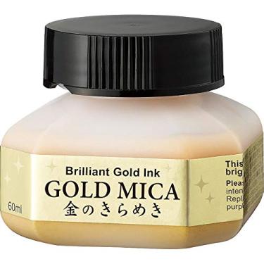 Imagem de Tinta Gold de Caligrafia Mica Kuretake 60ml