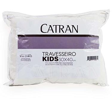 Imagem de Travesseiro Pequeno Fibras Siliconizadas Toque de Pluma - Catran Branco