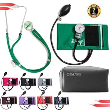 Imagem de Aparelho Pressão Esfigmomanômetro Aneroide + Estetoscópio Rappaport Duplo P.A. Med