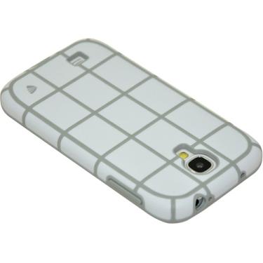 Imagem de Capa para Celular para Galaxy S4 em TPU e Acrílico Block Branco e Cinza - Driftin