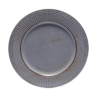 Imagem de CJ 6 SOUSPLATS PLÁSTICO AZUL 33cm