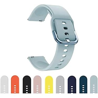 Imagem de Pulseira para Amazfit GTR 3/3 PRO / 2 / 2e / GTR 1 47mm / Pace/Stratos 1 2 3 / GST / LS05 / RS3 LS04 Silicone Modelo Sport (C7) (Ciano)