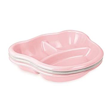 Imagem de Adoleta Bebê Kit 03 pratos Infantis Rosa Claro