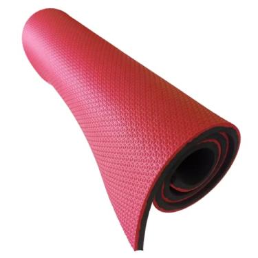 Imagem de Tapete Colchonete (Yoga, Pilates, Fitness, Ginástica) 1m x 50cm x 10mm (Vermelho)