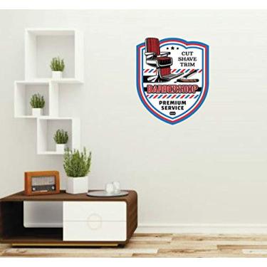 Imagem de Adesivo De Parede Barber Shop tam 50cmx60cm