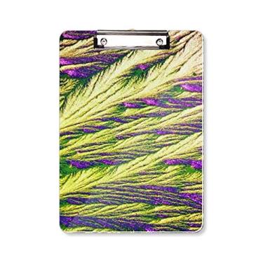 Imagem de Palhetas aglomeradas de penas coloridas papel de parede pasta prancheta placa de apoio A4