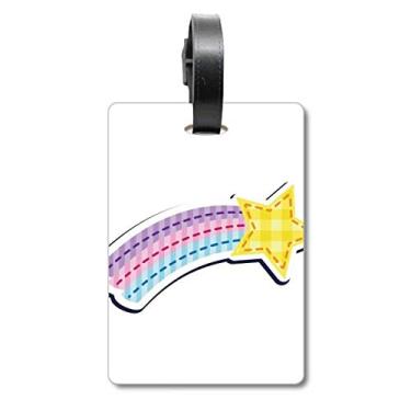 Imagem de Universo e alienígena Bolsa de meteoros, etiqueta de bagagem para cartão de bagagem