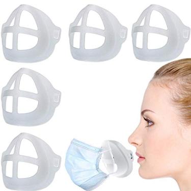 Imagem de Owfeel 5 peças de suporte de silicone 3D para uso confortável, moldura interna de silicone, suporte de boca, suporte de máscaras