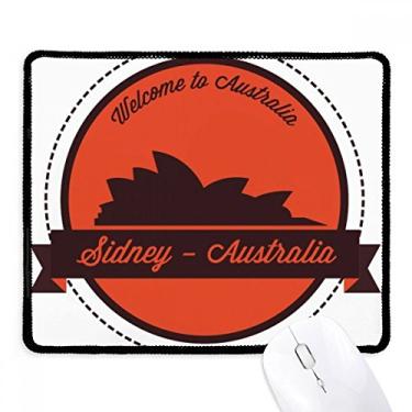 Imagem de Australia Landmark Sydney Opera House Mousepad Tapete de borracha para jogos