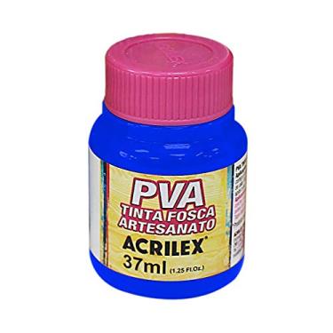 Imagem de Tinta PVA Fosca para Artesanato Acrilex 37 ml Azul Ultramar - 543